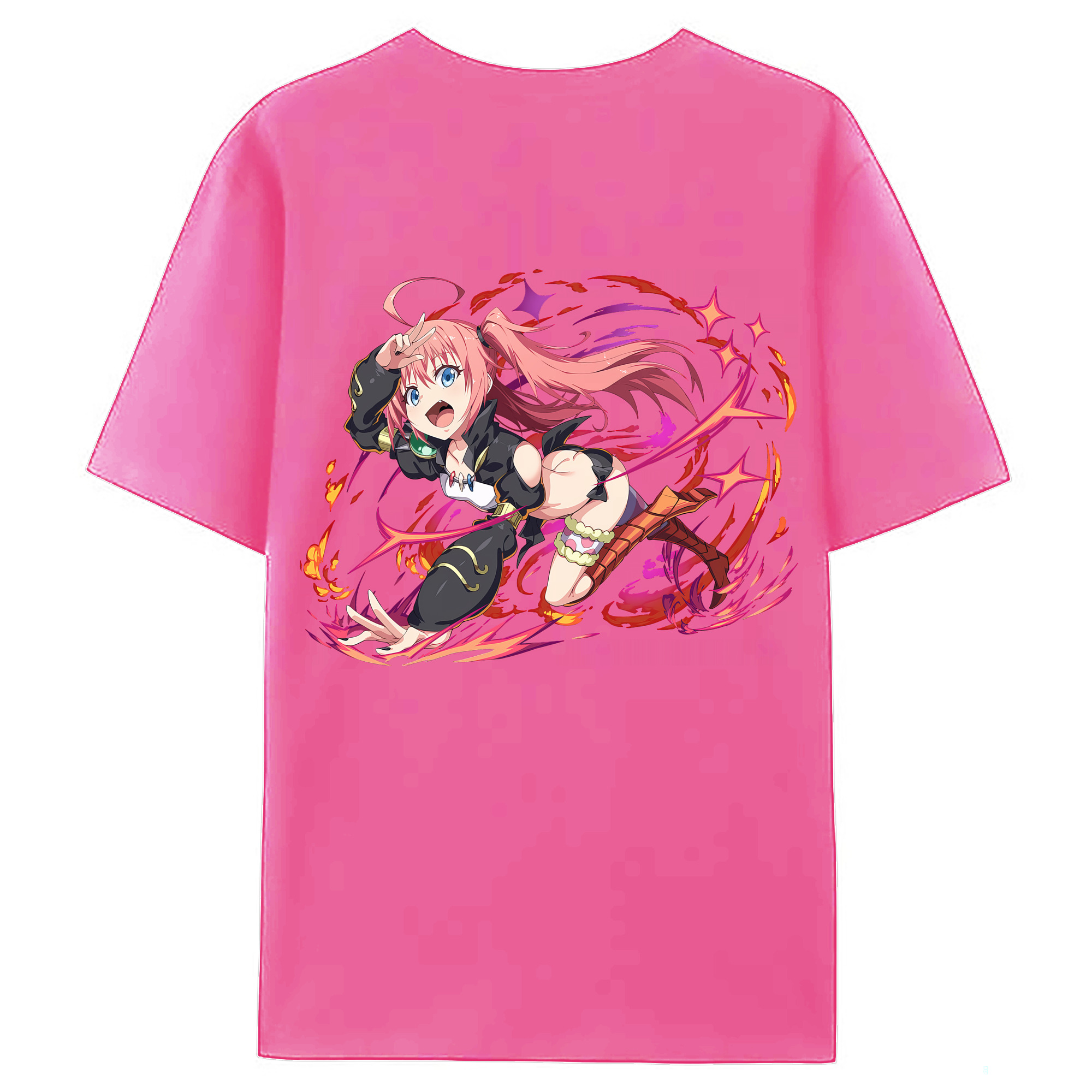 （画像用） 転スラ Regarding Reincarnated to Slime レディース半袖Tシャツ(バックプリント)